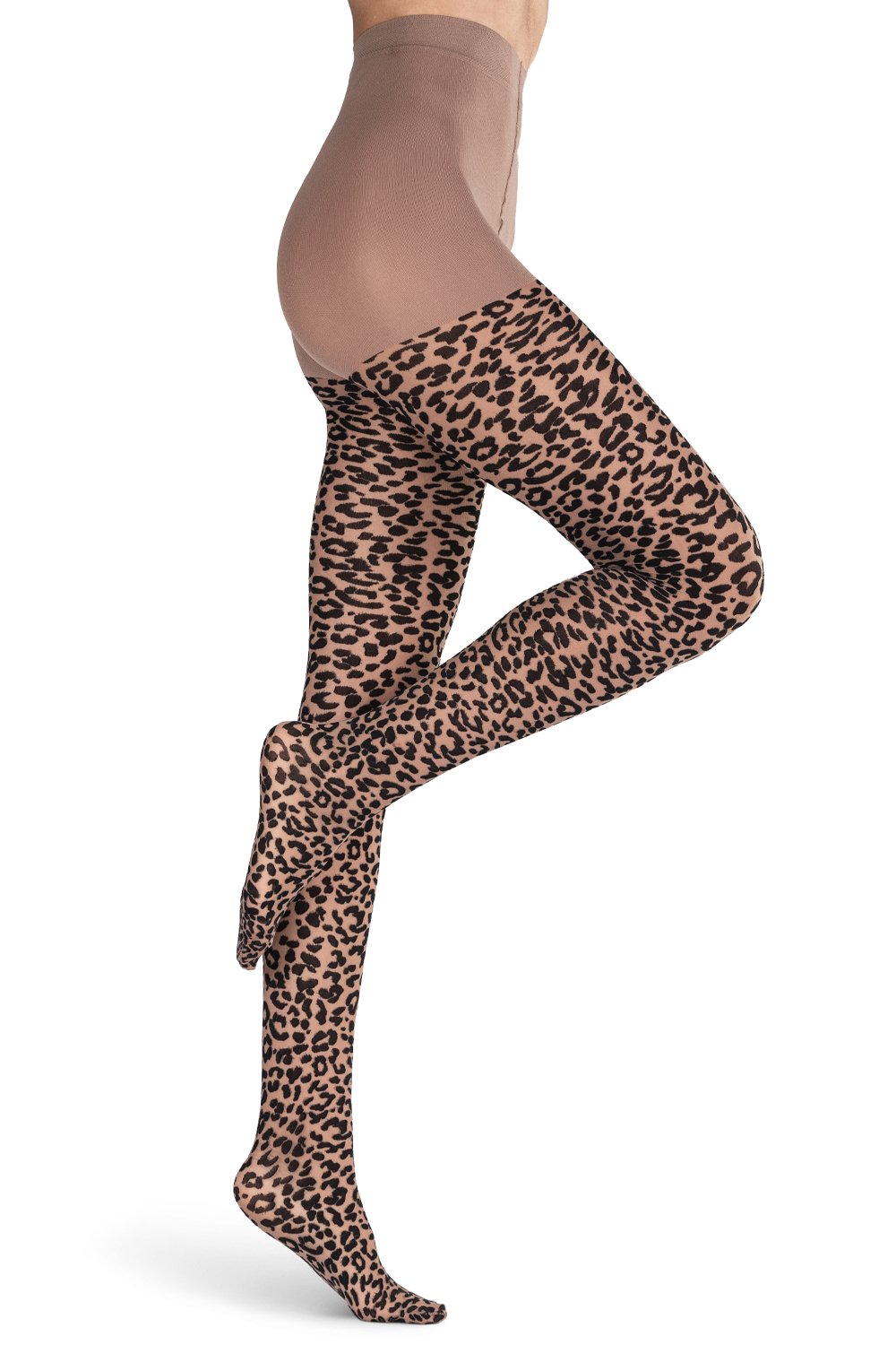 Trasparenze Leopard Print Fashion Pantyhose Leone 80 Denier Tights