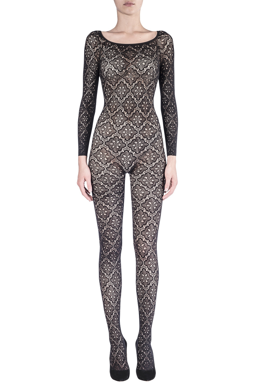 TAPESTRY OPENWORK BODYSUIT