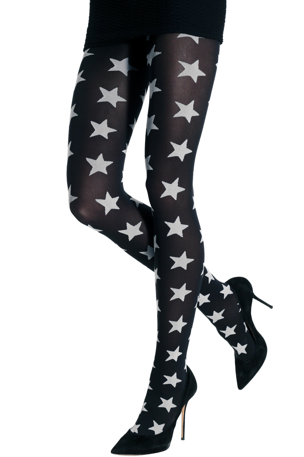 Two Toned Stars Tights, Timeless Styles, Women