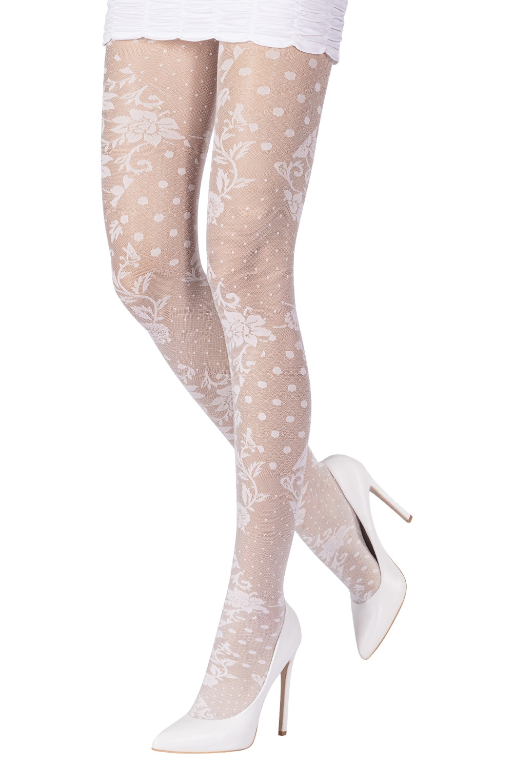 Patchwork Lace Tights, Tights & Hosiery, Women