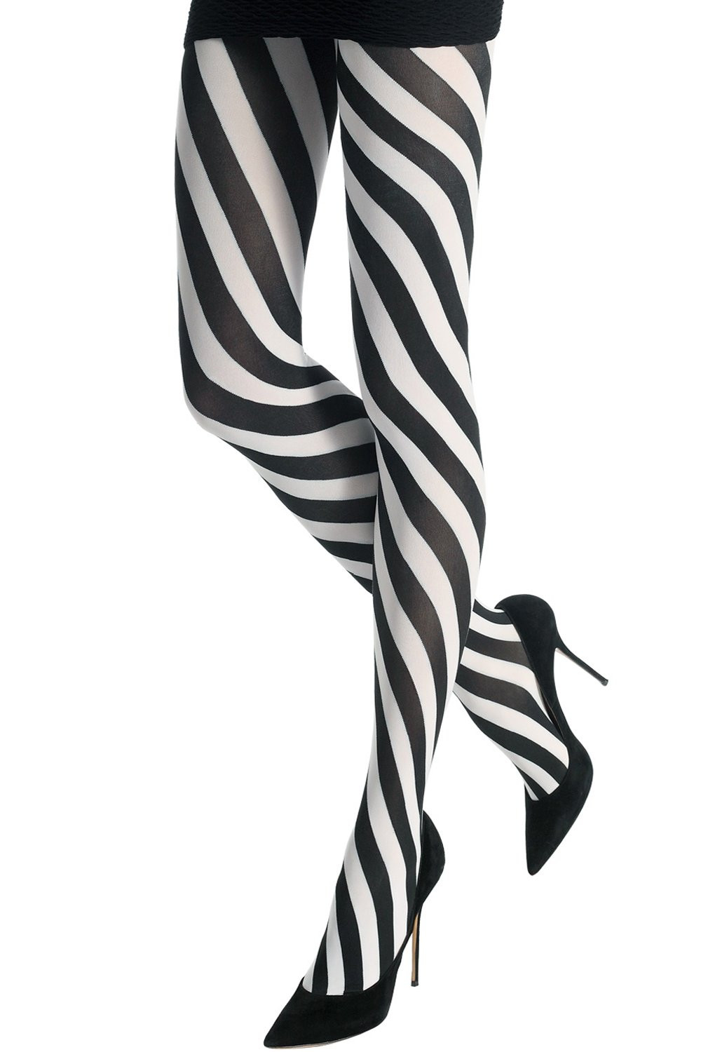 TWO TONED SPIRAL TIGHTS