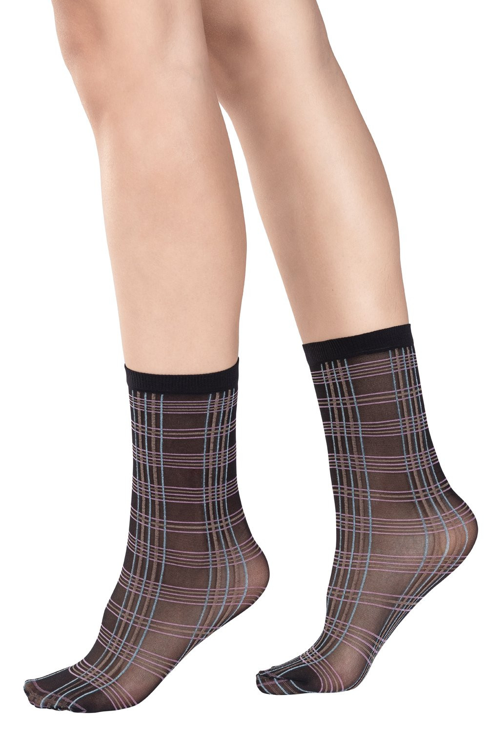 SHEER TARTAN SOCKS
