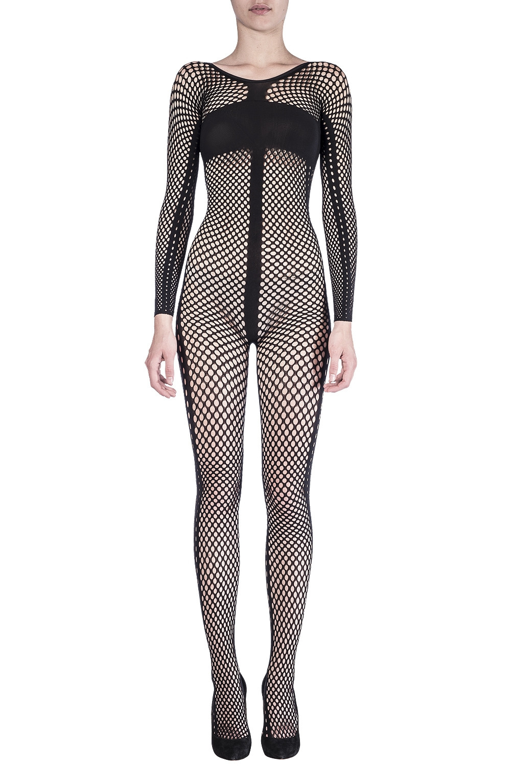 OPENWORK DOTS BODYSUIT