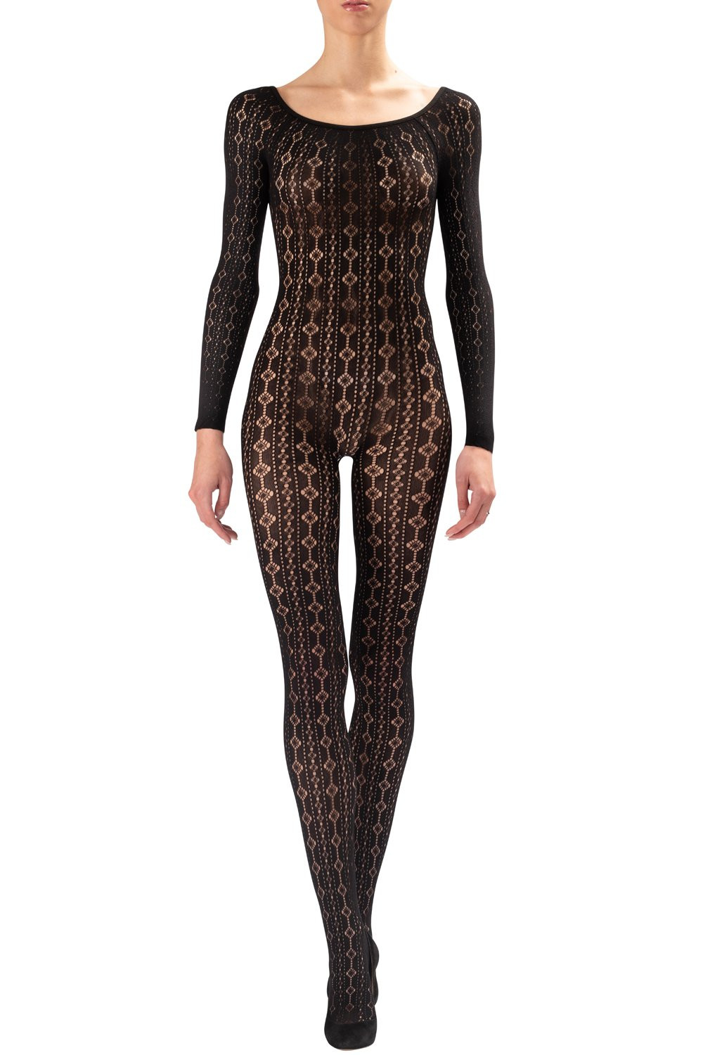 CROCHET DIAMONDS BODYSUIT