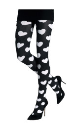 TWO TONED HEARTS TIGHTS