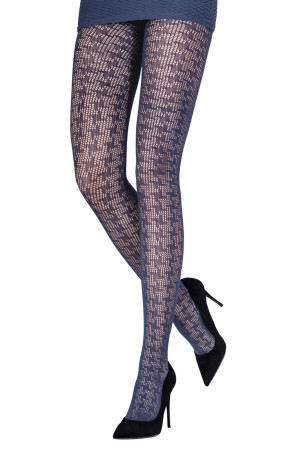 HOUNDSTOOTH OPENWORK TIGHTS