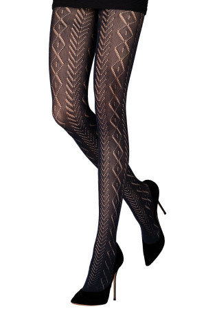 Pointelle Diamonds Tights