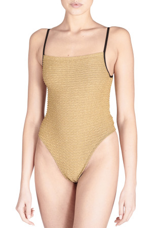 METALLIC GOLD BODYSUIT