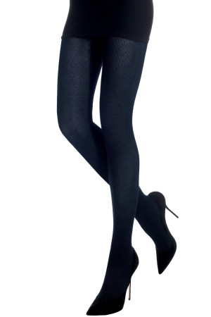 MICRO RIBBED VISCOSE TIGHTS