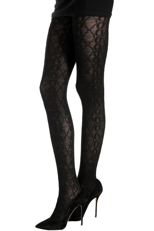 MERINO WOOL CABLES TIGHTS