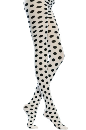 TWO TONED MEDIUM DOTS TIGHTS