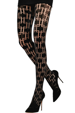 INTERLACED SQUARES TIGHTS