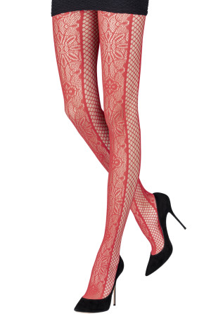 LACE AND FISHNET TIGHTS