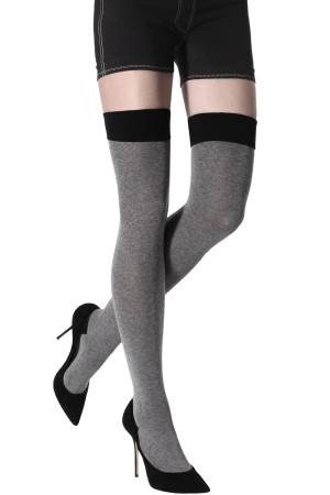 BASIC COTTON OVER THE KNEE TIGHTS